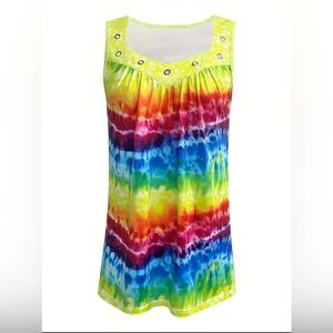 Vibrant Tie-Dye Tank Top